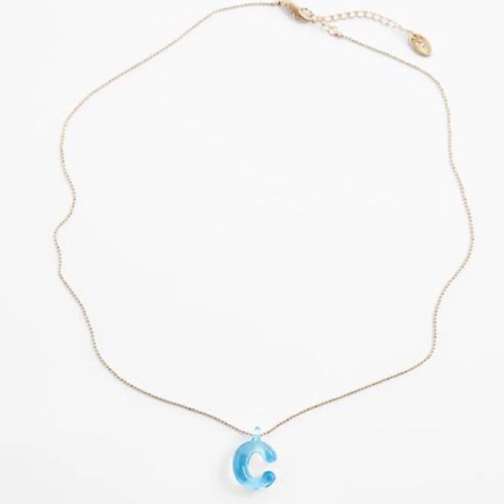 Zara C letter pendant.